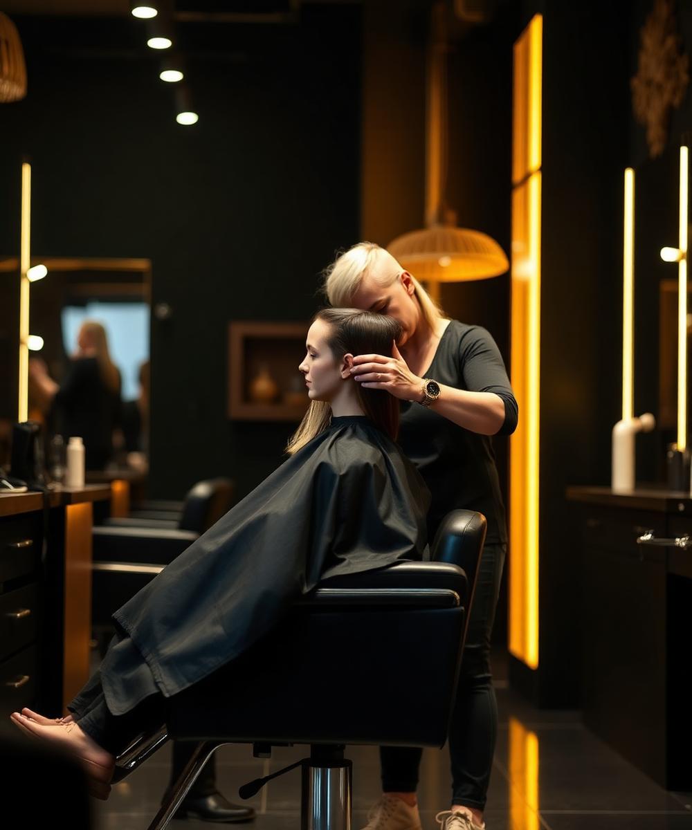 Salon work